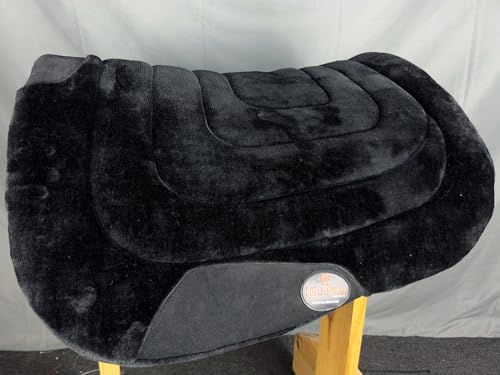 HILASON Western Endurance All Purpose Horse Fleece Saddle Pad - color: Black