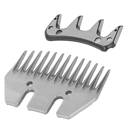 Sheep Clippers Replacement Blades, 13 Tooth Electric Wool Comb Cutter, Goats Clipper Scissors Trimmer Shears for Grooming Goats, Lambs, Llamas, Alpacas