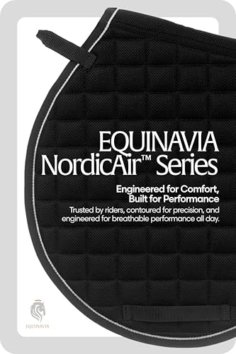 Equinavia Svalbard NordicAir Tech Horse Saddle Pad, Equestrian Saddle Pads - color: Black