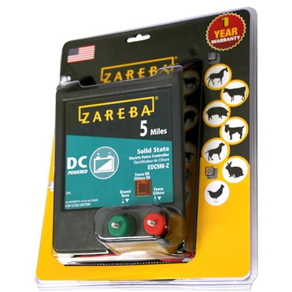 Zareba EDC5M-Z 5-Mile Battery Operated Electric Fence Charger Energizer - size: 1