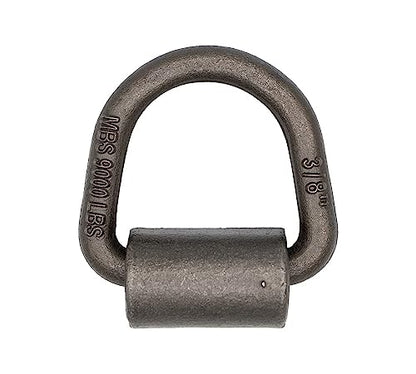 Mytee Products (40 Pack) 3/8" Heavy Duty Weld On D Ring - 9,000 LBS Breaking Strength Tie Down Anchor for Truck Bed - Forged D Rings for Trailer - size: 40 - Pack