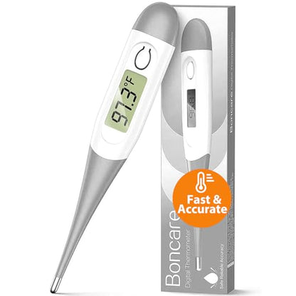 Boncare Digital Thermometer for Adults, Kids & Babies, Gray - color: Grey