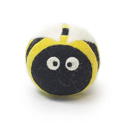 Friendsheep Wool Dryer Balls, Organic Reusable Fabric Softener Alternative for Laundry, Handmade, Fair Trade, Hypoallergenic, Eco-Friendly, Plastic-Free (6 Pack XL – Busy Bees) | Reusable fabric softener alternative Organic wool, handmade, fair trade, hyp