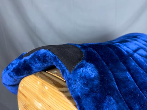HILASON Western Endurance All Purpose Horse Fleece Saddle Pad - color: Blue