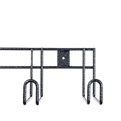EASY-UP Pro 6 Hook Long Arm Tack Rack | Essential for Horse Stables | Space-Saving Design | Versatile 6-Hook Configuration | Long 4.5" Hooks | Rust-Resistant Finish