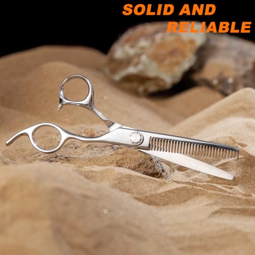 High-end Professional Hair Scissors Thinning Shears Barber Hair Cutting Teeth Shears Hairdressing Texturizing Scissor 6 Inch Stainless Steel Alloy For Women Men Kids Salon Hairdresser & Home - size: 6 Inch, style: Thinning Shears