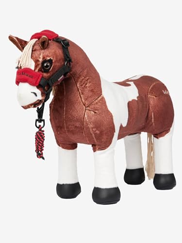 LeMieux Toy Pony Vogue Halter & Leadrope - Ages 3+ - Fleece Padded Noseband - Adjustable Strap - Machine Washable - Chilli - One Size - color: Chilli