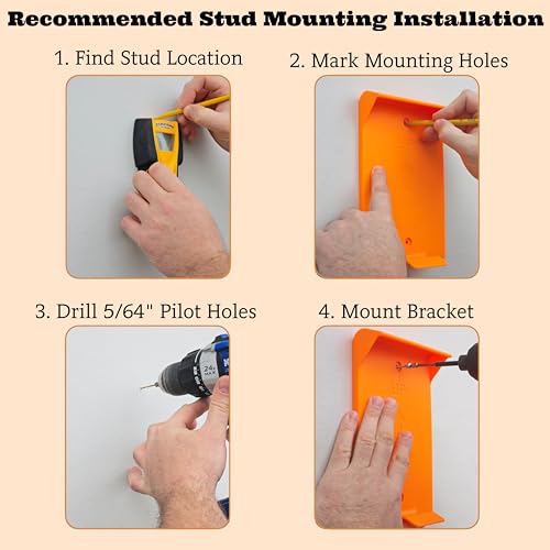 Leaf Blower Wall Mount for Stihl BG56C - Secure No-Wobble Storage Hanger, Fast Install (Stud or Drywall), Made in USA (BG56C) - size: BG56C