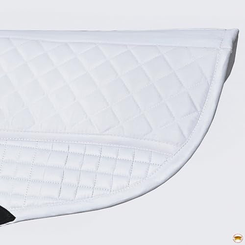 HILASON Western All Purpose Horse English Saddle Pad | All-Purpose - color: White