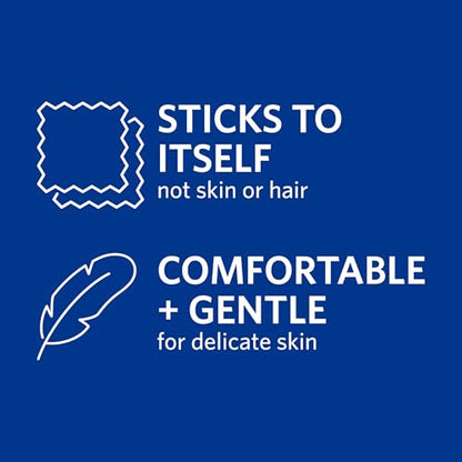OVIK Health CoFlex NL – Self-Adhering Elastic Bandage – Non-Latex – First Aid – Comfortable and Gentle – Hearts & Smileys, 2 inch, 2 Rolls - size: 2 Inch - 2 Count, style: Hearts/Smiley