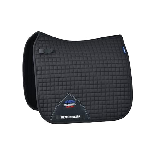 WeatherBeeta Prime Air-Tec Dressage Saddle Pad - color: Charcoal, size: Large