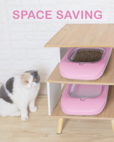 10-13 Lbs Airtight Dog Food Storage Container,Collapsible Pet Food Storage - color: Pink/10-13 Lbs