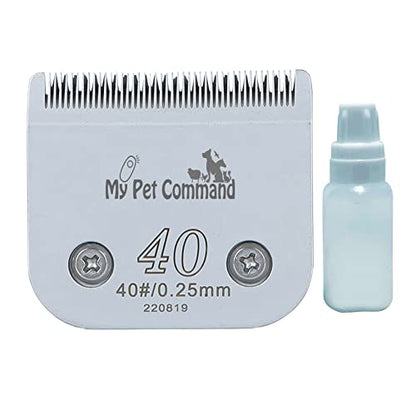 My Pet Command #40 Blade for Cordless Pet Clipper Model MPC15DS - size: 40 Blade 0.25mm