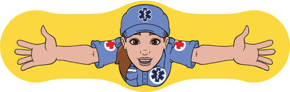 First Responders! Fun Adhesive Bandages from Hug-a-BooBoo. Hero Bandages that Hug! Kids Favorite 1st Responder Heros - Fireman, Policeman, Nurse and EMT Wearable Hugging Fun Stickers! 24 Ct - size: 24ct, style: First Responders