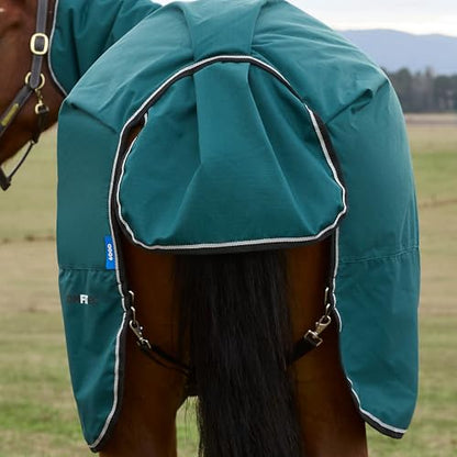 WeatherBeeta ComFiTec Classic Turnout Combo 0g, Forest Green/Black, 75" - size: 75"