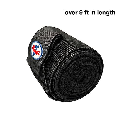 Professionals Choice Equine Combo Bandage Wraps Value Pack, Set of 4 (Universal Size) - color: Black