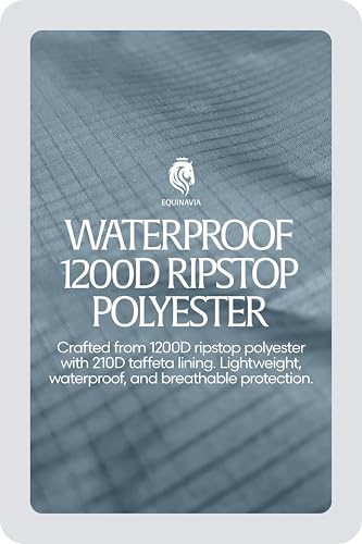 Equinavia Arktis Waterproof Winter Turnout Blanket, 100g Extended Neck - color: Deep Green, size: 69 in