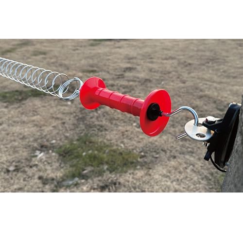 Insulated Fence Plastic Gate Handle, 5PCS Handle Heavy Duty Electric Fence Gate Handle, Red - color: Red, size: PK5