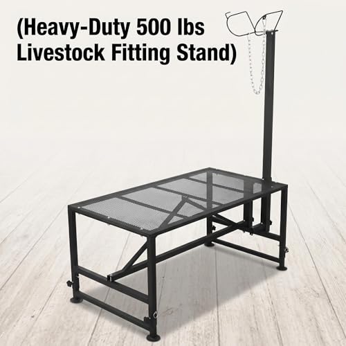 Goat Sheep Stand Roadside Stand Goat Milking Stand Halter Farm Supplies Cows Supplies Farm Outdoor Cow Accessories 47x23in Tabletop 500 lbs