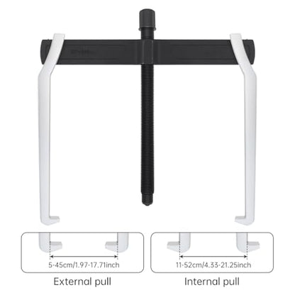 ChgImposs 20 Inch 2-Jaw Gear Puller, Heavy Duty CR-V Adjustable Reversible Bearing Puller Tool for External & Internal Removal of Pulleys, Flywheels, Bearings, Gears, Brake Drums - size: 20 INCH