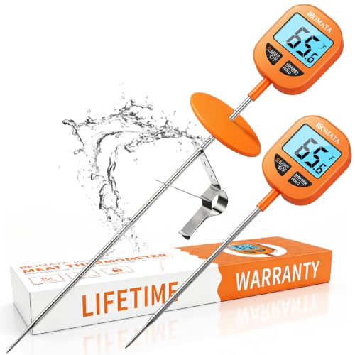 BOMATA Digital Meat & Candy Thermometer 2 Pack, Include 10" & 5" Probes - size: 2-Pack (5" + 10")