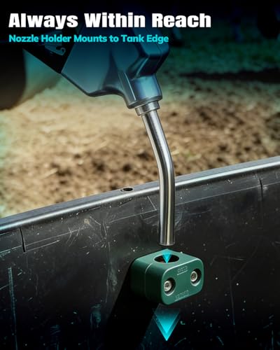 Auto Shut-Off Water Nozzle Kit for Stock Tank – Automatic Livestock Waterer Valve Prevents Overflow, Fits Horse, Cattle, Goat Farm Water Troughs with Nozzle Holder
