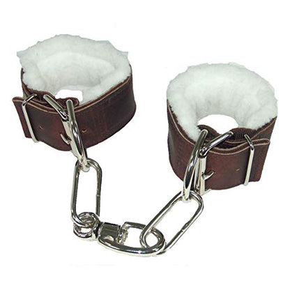 Intrepid International Fleece Lined Leather Hobbles - Secure and Comfortable Horse Leg Restraints for Various Activities