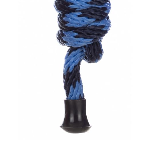 Equinavia Stella 8' Lead Rope with Snap Buckle - Light Blue/Navy - One Size - color: Light Blue/Navy