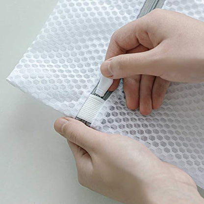 Oversized Honeycomb Mesh Laundry Bags, 2 Pack 35x43.3 inch Heavy Duty Delicate Wash Bag with Zipper. - size: 2 XXXL