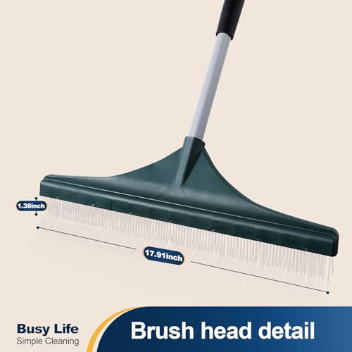 Yocada Artificial Turf Rake Grass Brush Broom Carpet Lawn Leaf Rake 56.69"