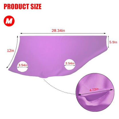 Spandex Goat Tube for Show Goats - Show Livestock Supplies: Goat Covers & Blankets (Violet, Medium) - color: violet, size: Medium