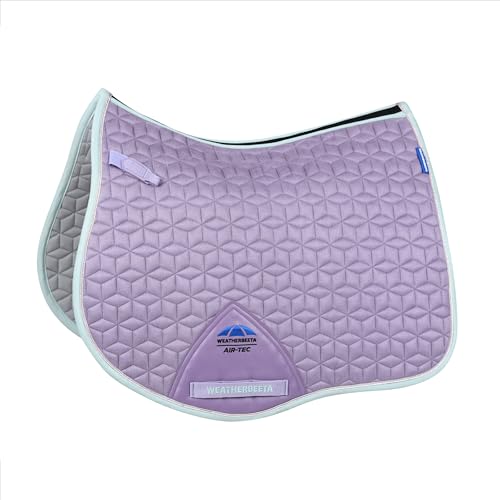 WeatherBeeta Suede Elite Air-Tec All Purpose Saddle Pad - color: Soft Lilac