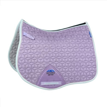 WeatherBeeta Suede Elite Air-Tec All Purpose Saddle Pad - color: Soft Lilac