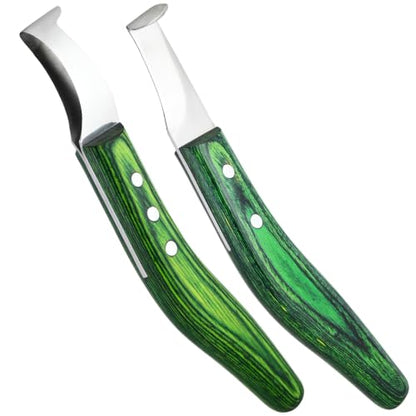 2-Piece Loop & Hoof Knife Set, J2 Stainless Steel
