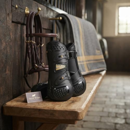 Shires ARMA OXI-Zone Tendon Boots - color: Brown, size: Extra Full