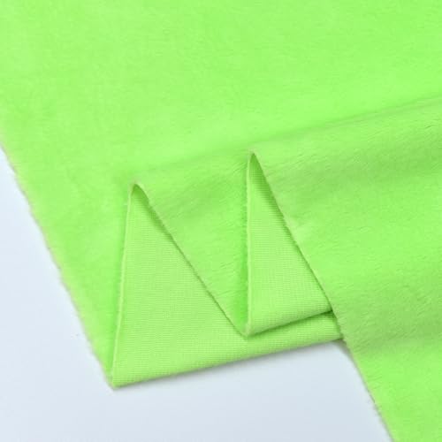 Surf turtle Lime Green Super Soft Minky Fabric by The Yard, 36"x60" - color: Lime Green
