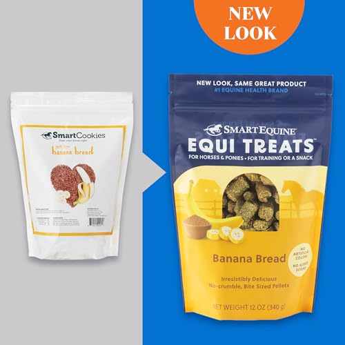 SmartEquine Equi Treats Banana Bread Flavor, 4 lb Bag