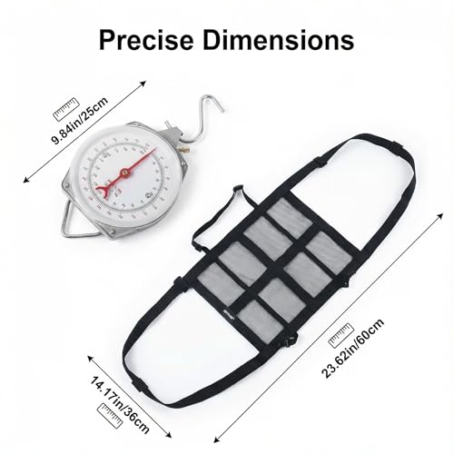 440lb Hanging Scale with Calf Sling – 2-in-1 Animal Weighing Kit, Livestock