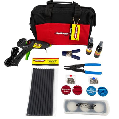 Basic Wiring Sealing Kit - 2 Connector Molds, 80W Glue Gun, 50 Butt Connectors, 10 Sealant Sticks, Crimper/Stripper Tool, Mold Release & Wire Cleaner - Reliable Wire Splice Seal Kit - style: Basic Wiring Sealing Kit