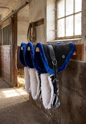 CHALLENGER Suede Bareback Pad - Fleece Lined