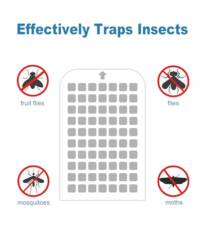 Dichroma 20 Pcs Flying Insect Trap Refill for Mosalogic UVA Fly Insect Trap