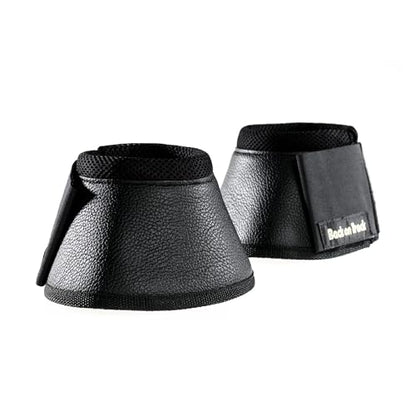 Back on Track Universal Bell Boots Bell Boots with Hook and Loop Buckle | Therapeutic Horse Hoof Protective Bell Boots with Welltex Technology, for Stall Rest, Shipping, and Turnout, 1 Pair, Large - size: Large