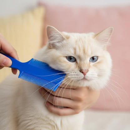 Ymapinc 6Pcs Lice Brush Comb with Long Handle, Pets Dog - color: color mix-a