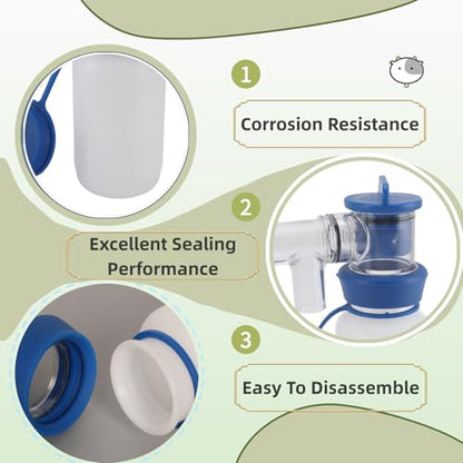 200ML PC Milk Sampler for Accurate Analysis, Milking Machine Accessory - Ideal for Livestock Farming & Dairy Testing