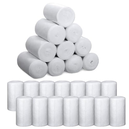 24 Rolls Cast Padding Individual Pack Undercast Padding Roll Wrap Bandage with Plaster Soft Cloth for Halloween Wrap Bandage Art Projects Body Casts Mask Making Supplies(4 Inch x 8.9 ft)