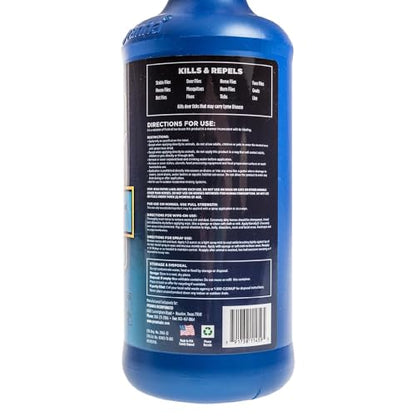 Pyranha Equine Spray and Wipe Fly Repellent for Horses – Water-Based Formula with Citronella Scent, Long-Lasting, Dust-Free, No Shake Required, Quart - size: Quart