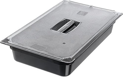 Carlisle FoodService Products 10201B03 StorPlus Full Size Food Pan, Polycarbonate, 4" Deep, Black - color: Black, size: 4", style: Pan