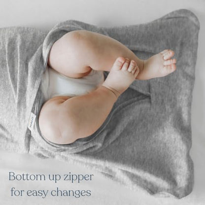 HALO 100% Cotton Sleepsack Swaddle, 3-Way Adjustable Wearable Blanket, TOG 1.5, Clouds, Small, 3-6 Months - color: Clouds, size: Small (Pack of 1)