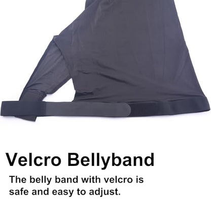 Leberna Stretch Horse Hood with Zip Full Face Neck Cover (Black, S) - color: Black, size: S