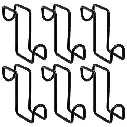 4 Inch Tack Hook, Over Rail Bridle Hooks Heavy Duty Horse Water Bucke, Horse Stall Hooks for Fence Stables Cloakroom Garage (6PCS) - size: 6 Pieces